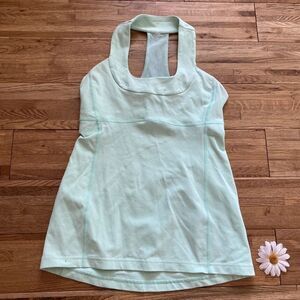 Lululemon Tank Top Seafaom Green‎ Size 8